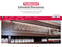 Tablet Screenshot of fallowfieldpharmasave.com